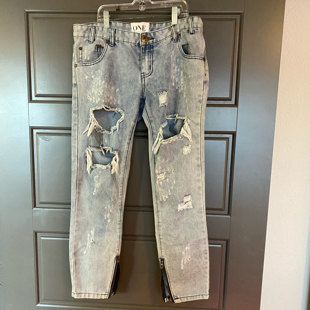 One teaspoon low waist Free Birds jeans